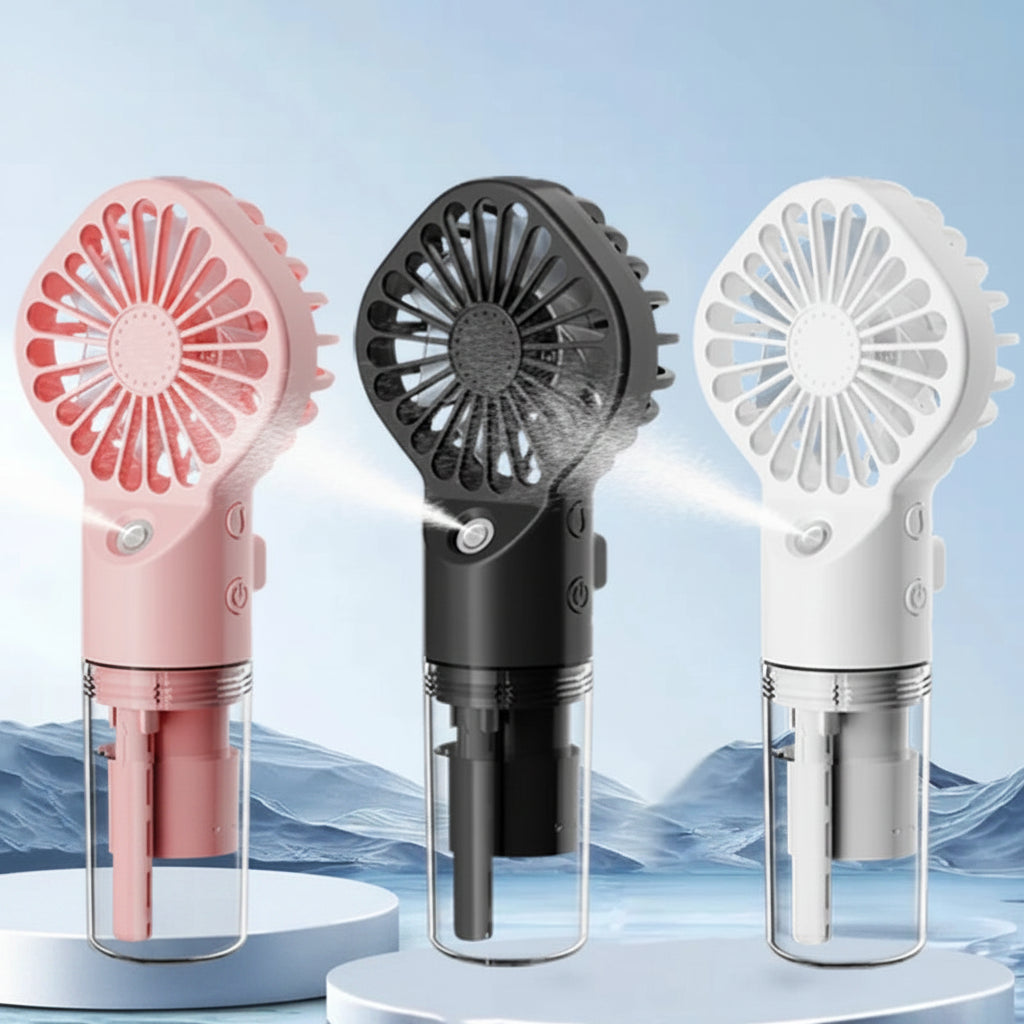 Mini ventilateur avec brumisateur intégré