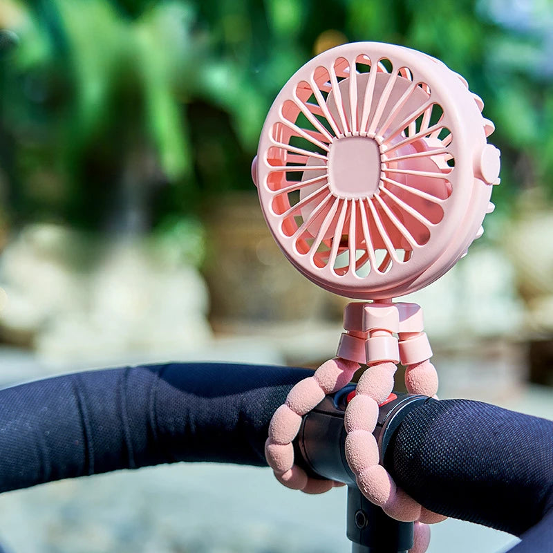 Mini ventilateur octopus pour poussette
