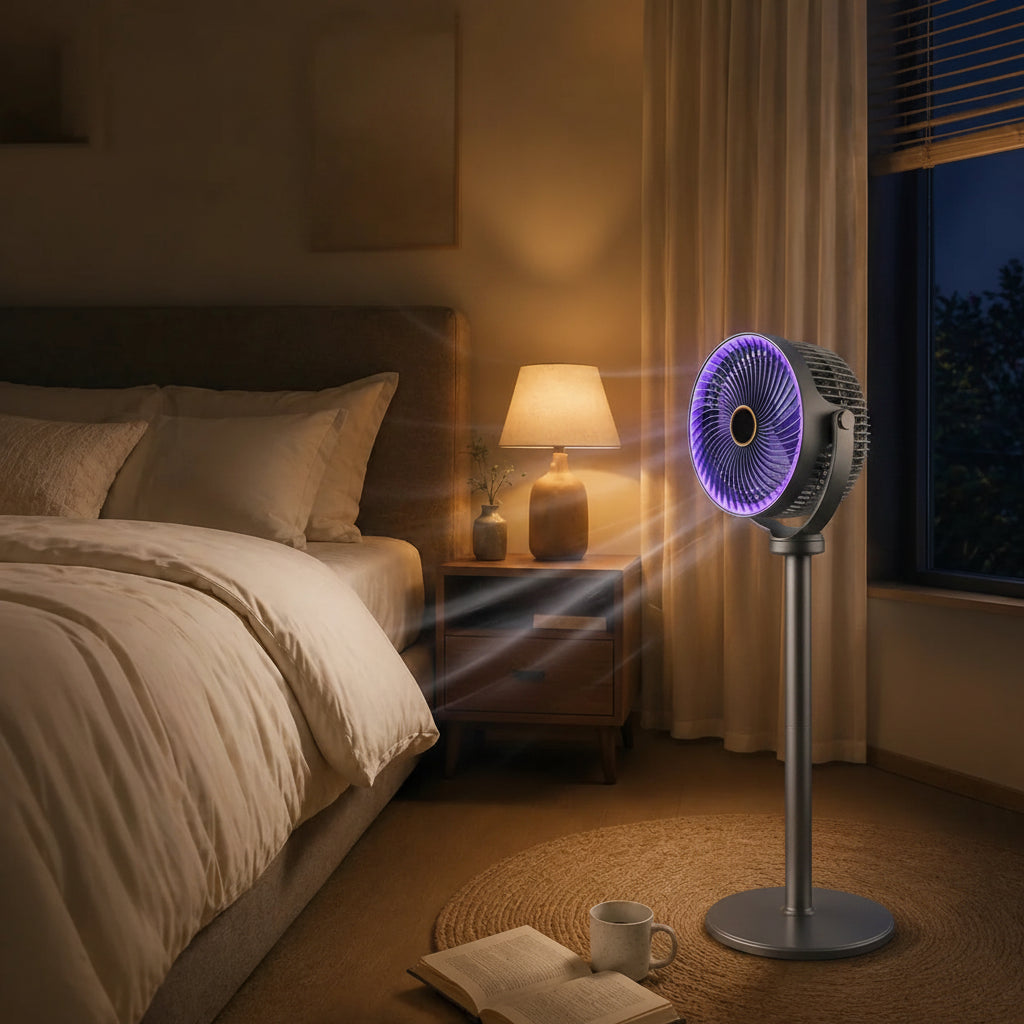 Ventilateur circulaire sur pieds